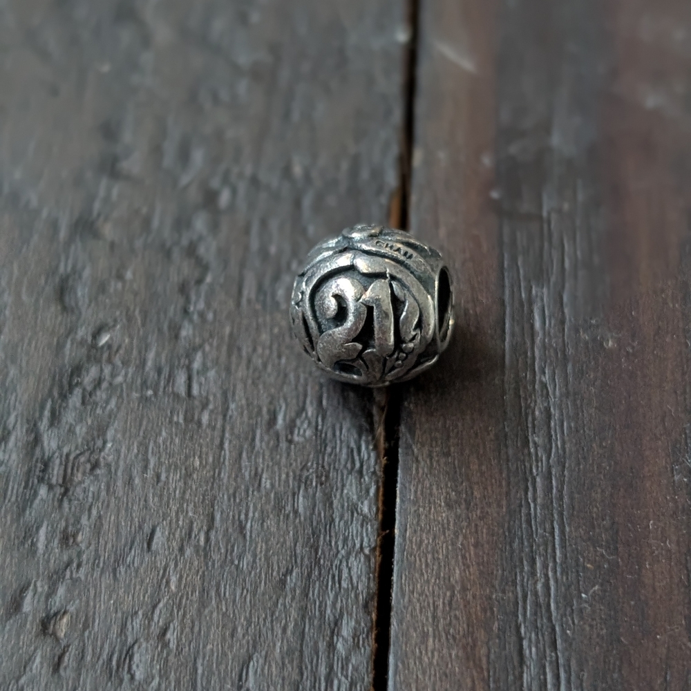 Chamilia Number 21 Silver Charm